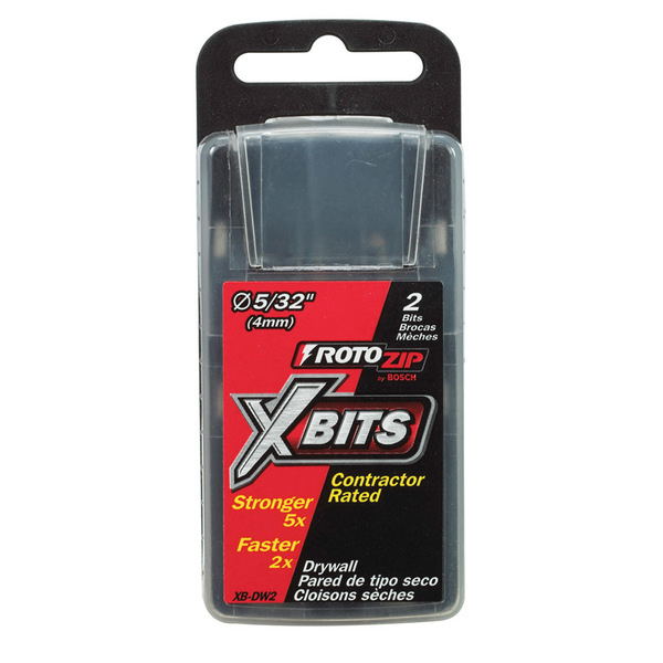 Rotozip XBITS DRYWALL 5/32"" 2 PK XB-DW2